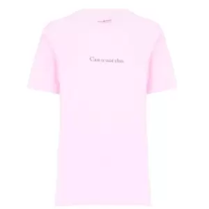 Image of Daisy Street Can U Not Tee - Pink