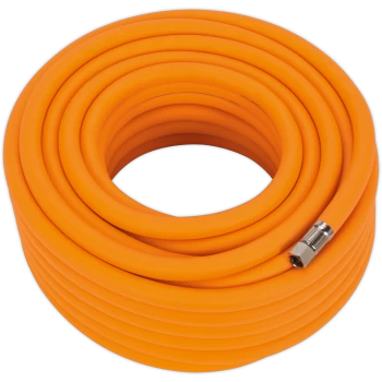 Image of Sealey Hybrid Hi Vis Air Line Hose 10mm 20m