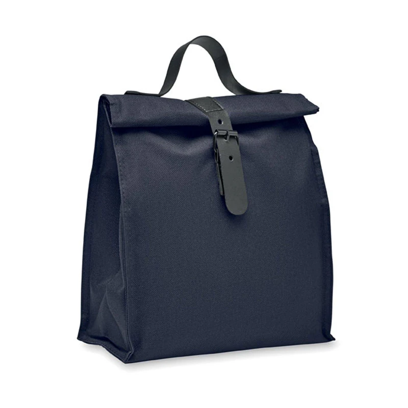 Image of Treat Republic Navy Insulated Rolltop Cooler Bag Navy Blue unisex Standard