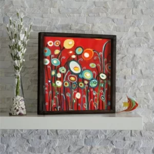 Image of KZM542 Multicolor Decorative Framed MDF Painting