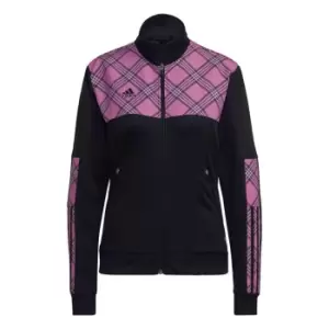 Image of adidas Tiro Track Top Womens - Black / Pulse Lilac