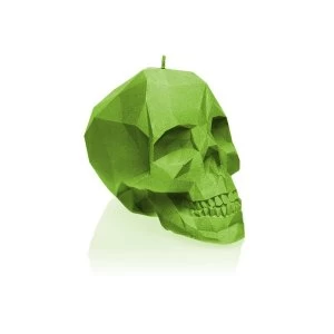 Image of Lime Small Low Poly Skull