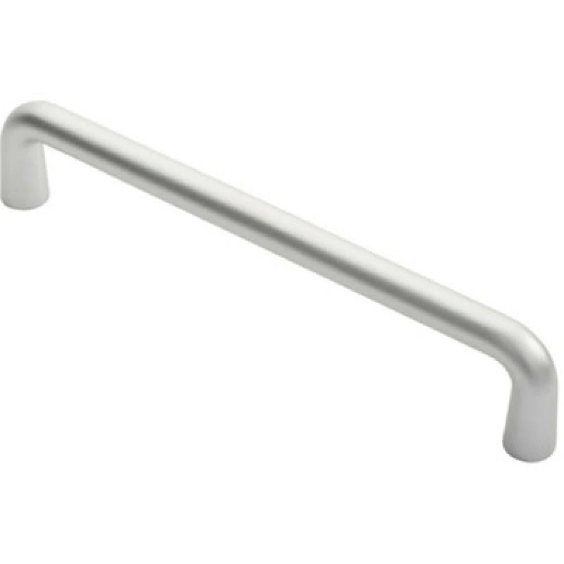 Image of Loops Rounded D Shaped Bar Handle 450mm x 22mm Diameter Satin Anodised Aluminium Multi