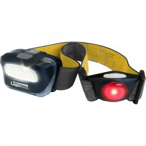 Image of Lighthouse Front and Rear LED Headlight 120 Lumens Black