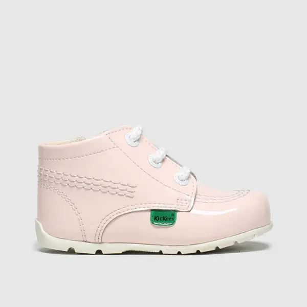 Image of Kickers pale pink hi b zip Girls Baby boots Pale Pink UK 4 (EU 20)