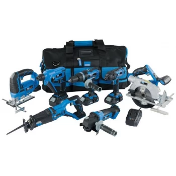 Image of Draper Storm Force&amp;#174; 20V Cordless Kit (12 Piece)
