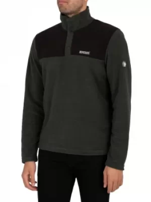 Image of Melrow Button Neck Sweatshirt