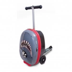 Image of Flyte Snapper the Shark 3-Wheel Soft Scooter Suitcase