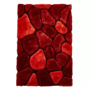 Image of Think Rugs Noble House Rug Pebbles 5858 Terracotta 120X170cm