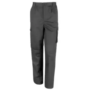 Image of Result Unisex Work-Guard Windproof Action Trousers / Workwear (S) (Black)