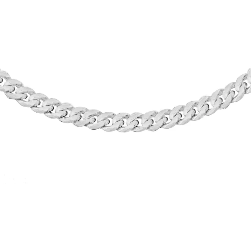 Image of Be You Sterling Silver Panza Curb Chain Sterling Silver unisex 20inch