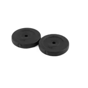 Image of Everlast Weight Bench Weights 2 x 5KG - Black