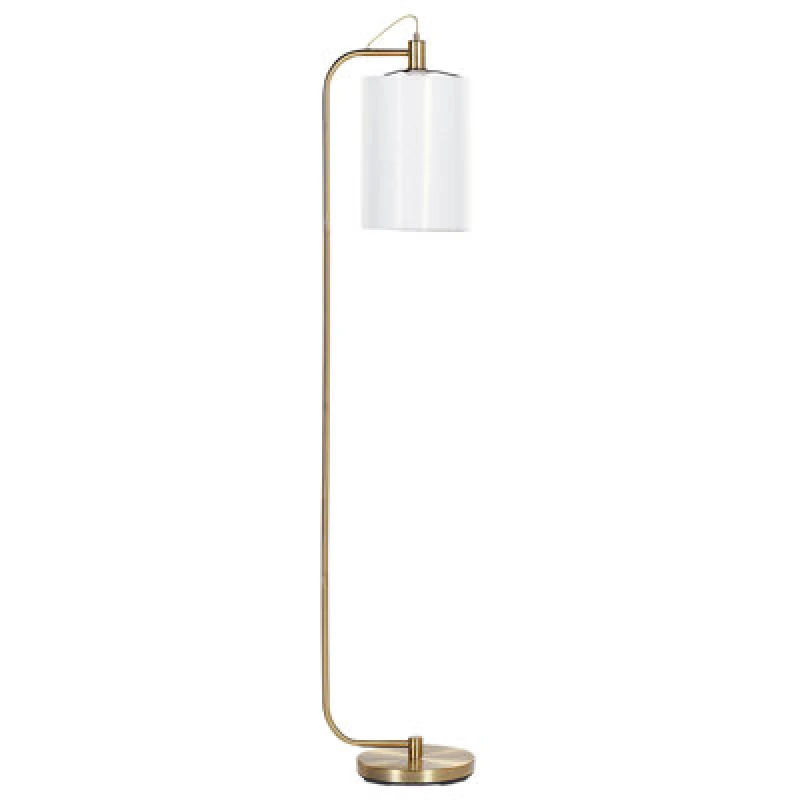 Image of Beliani Floor Lamp Liberia Metal Copper
