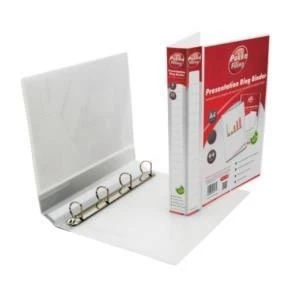 Image of Original Concord Presentation Ring Binder Polypropylene 4 D Ring 25mm A4 Clear Pack of 10