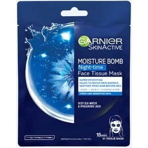 Image of Garnier Moisture Bomb Night-Time Face Tissue Mask