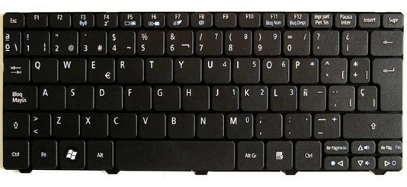 Image of Acer KB.URF0F.024 laptop spare part Keyboard