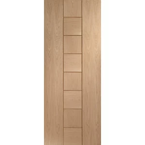 Image of XL Joinery Messina Oak 8 Panel Internal Door - 1981 x 762mm