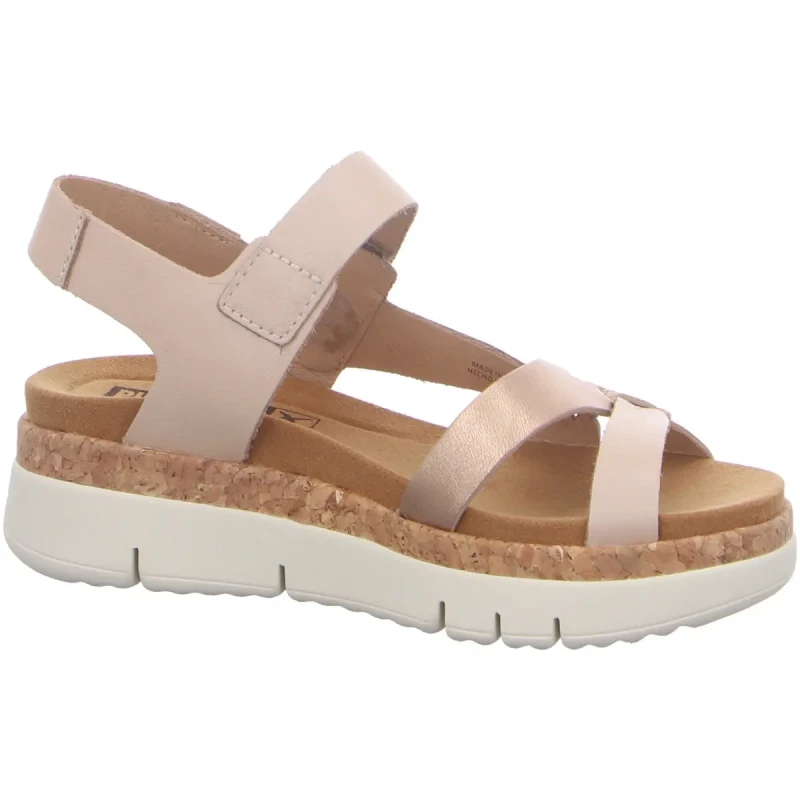 Image of Pikolinos Palma W4N-0968 Leather Womens Comfort Sandals - Champagne - Size:UK 6-6.5