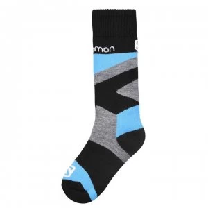 Image of Salomon Team 2 Pack Ski Socks Junior Boys - Black/Blue
