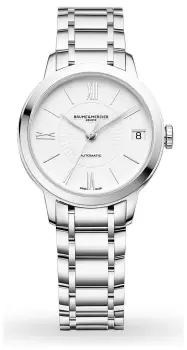 Image of Baume & Mercier M0A10267 Classima Automatic White Dial Watch