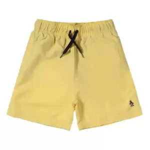 Image of Original Penguin Logo Swimshorts Infant Boys - Yellow