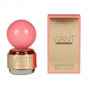 Image of Dsquared2 Want Pink Ginger Eau de Parfum For Her 50ml