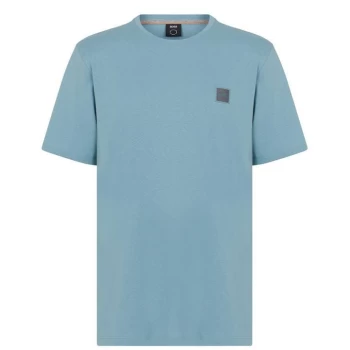 Image of Hugo Boss Tales 1 Chest Logo T-Shirt Turquoise Size L Men