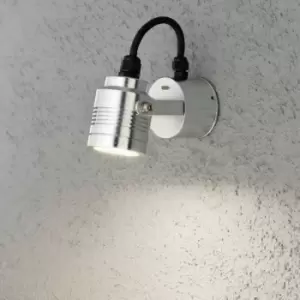 Image of Konstsmide Monza Outdoor Modern Wall Light Adjustable, 3x 1W High Power LED Spotlight, IP54