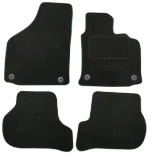 Image of Car Mat VW Golf 5 Round Clips 2007 2008 Pattern 1351 POLCO EQUIP IT VW10