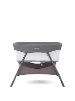 Image of Graco Side-by-Side Bedside Bassinet- Pearl, Grey
