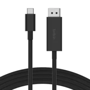 Image of Belkin AVC014bt2MBK 2m USB Type-C DisplayPort Black