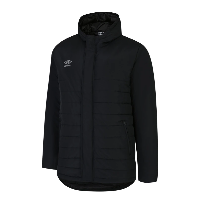 Image of Umbro Umbro Men Bench Padded Jacket in Black Size: Small Black S Male 5063377375022