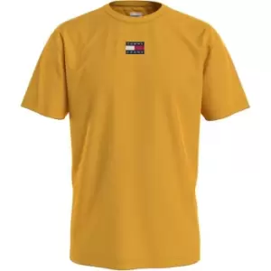 Image of Tommy Jeans Badge T-Shirt - Yellow
