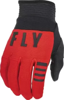 Image of Fly Racing F-16 Motocross Gloves, black-red Size M black-red, Size M