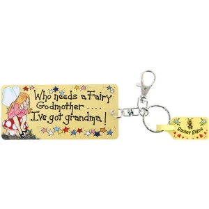 Image of Pack of 6 Who Needs A Fairy Godmother Key Rings