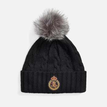 Image of Lauren Ralph Lauren Womens Beanie - Black
