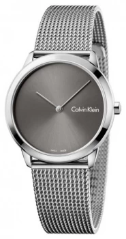 Image of Calvin Klein Womans Minimal Grey Dial K3M221Y3 Watch