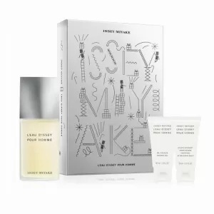 Image of Issey Miyake LEau DIssey Pour Homme Gift Set 125ml Eau de Toilette + 50ml Aftershave Balm + 50ml Shower Gel