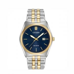 Image of Citizen Blue and Two Tone 'Corso' Eco-Drive Watch - BM7334-58L - dark blue