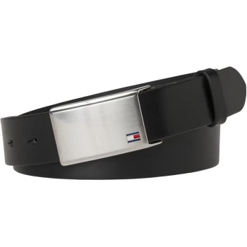 Image of Tommy Hilfiger Plaque Belt Mens - Black