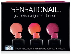Image of SensatioNail Brights Gel Polish Set of 3