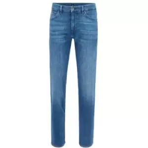 Image of Boss Albany Straight Jeans - Blue