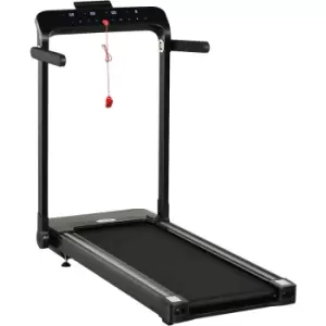 Image of Homcom - 1.85HP Foldable Electric Treadmill Fitness Safety Lock LED screen-Black - Black