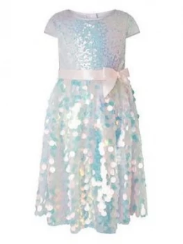 Image of Monsoon Girls Mermaid Pearl Sequin Dress - Pink