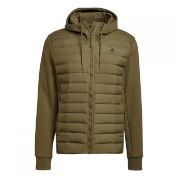 Image of adidas Varilite Hybrid Jacket Mens - Focus Olive