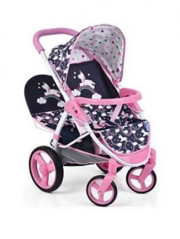 Image of Hauck Unicorn Malibu Doll Twin Stroller