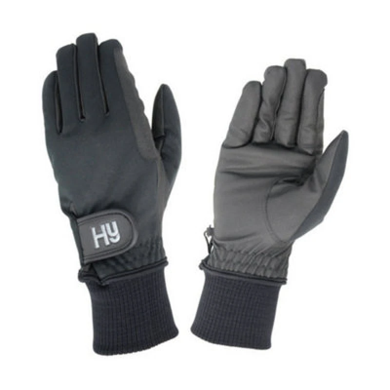 Image of Hy5 Adults Ultra Warm Softshell Gloves Black (Xs)