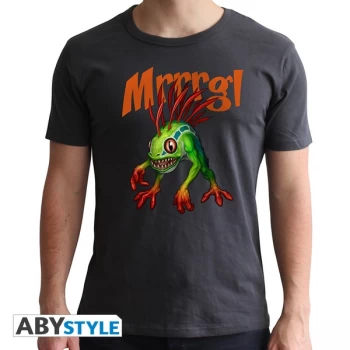 Image of World Of Warcraft - Murloc - Mens Medium T-Shirt - Grey