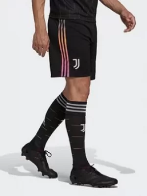 Image of adidas Juventus 21/22 Away Shorts, Black, Size L, Men