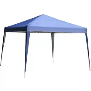 Image of 3x3M Garden Heavy Duty Pop Up Gazebo Marquee Party Tent Wedding Canopy (Blue) + Carry Bag - Outsunny